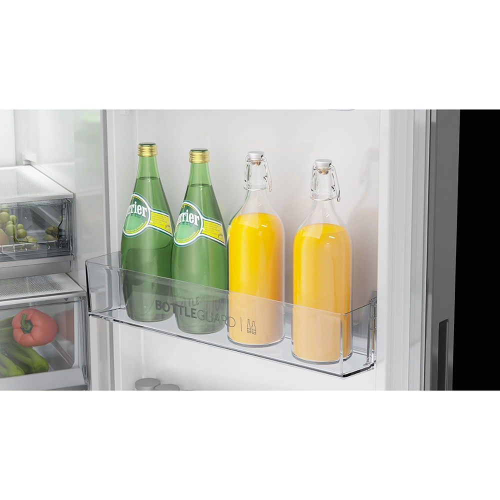 Haier 358L 2 Star Inox Steel Double Door Refrigerator